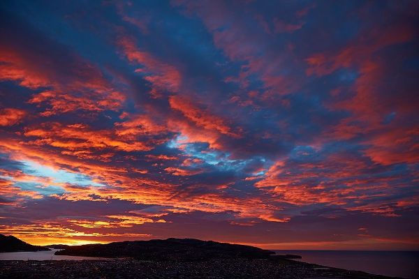 Sunrise over Otago Harbor and Pacific Ocean-Dunedin